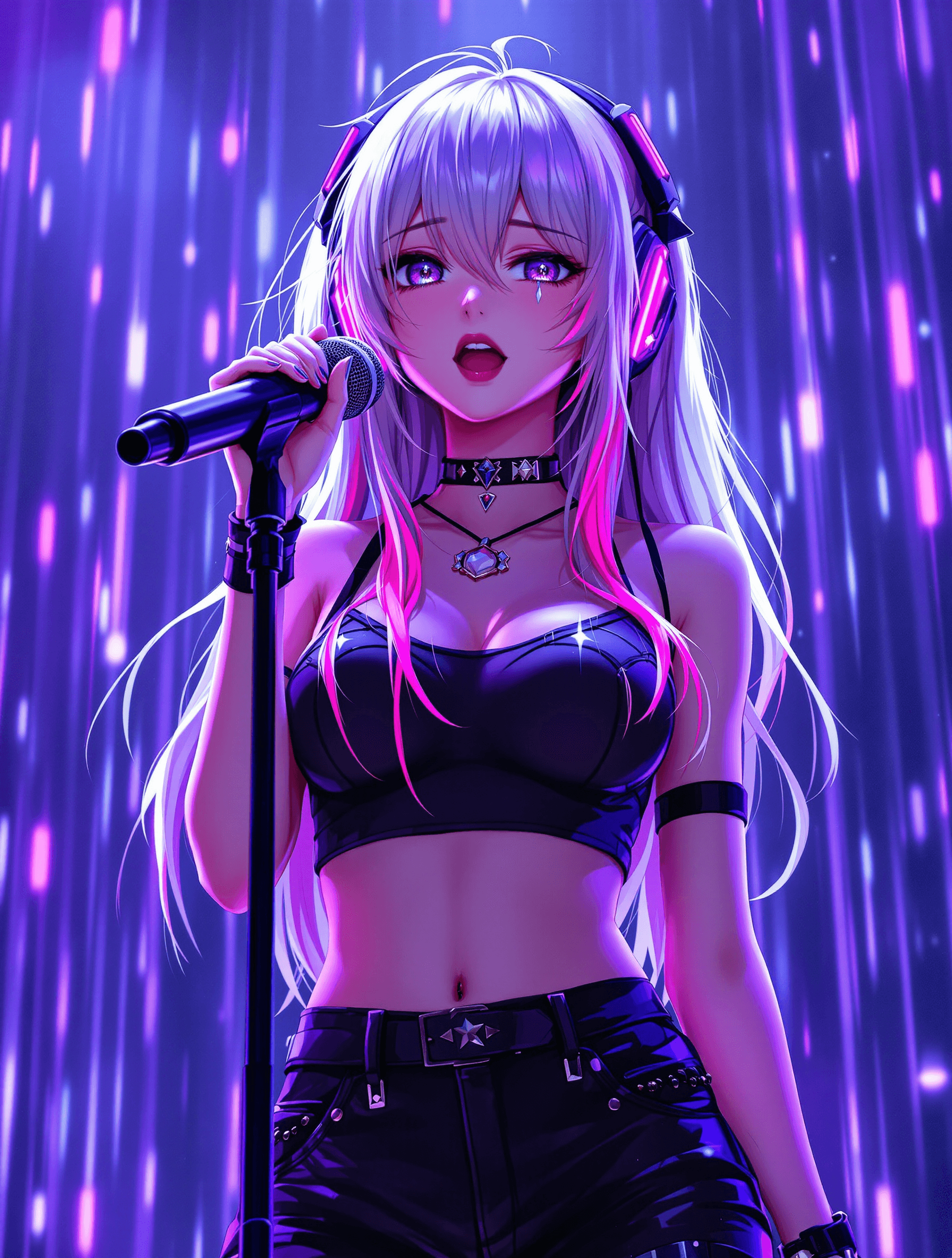 Anime Girl Group Vocalist Virtual Human